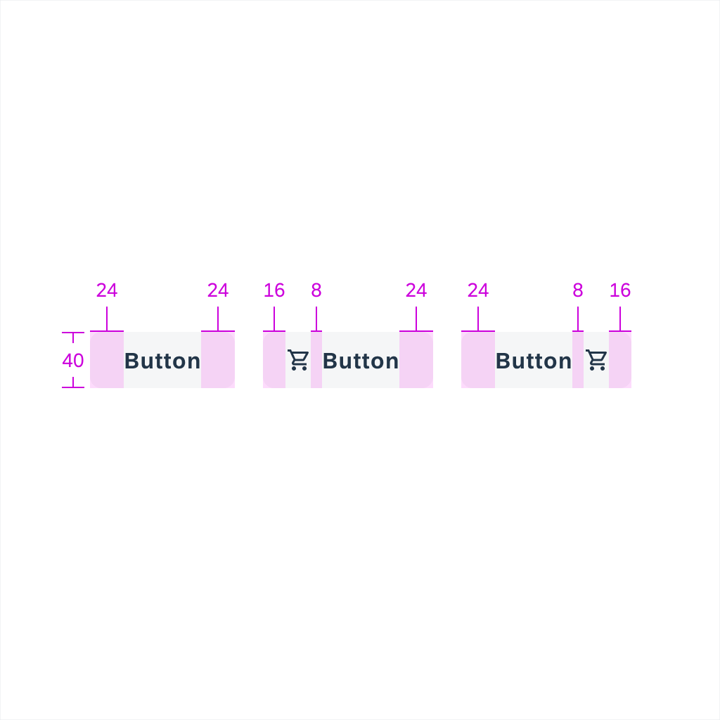 Specifications of tonal button