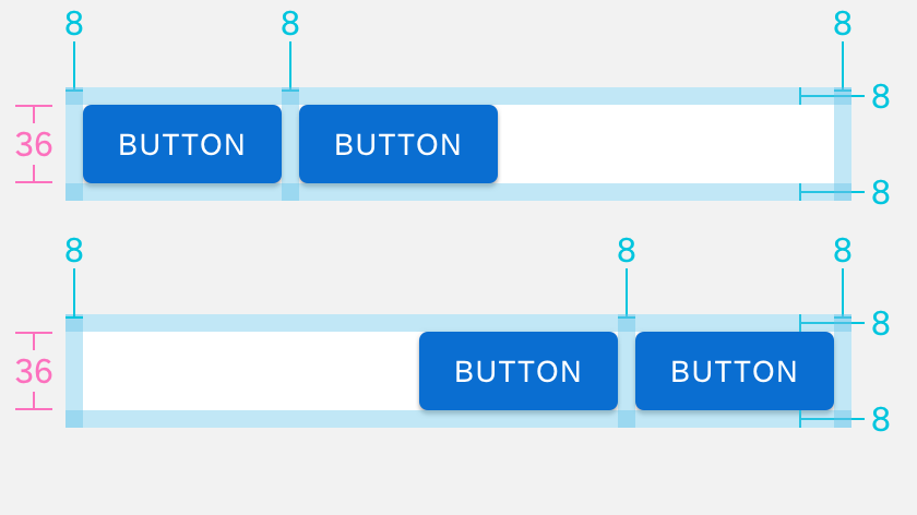 Buttons | SAP Fiori for Android Design Guidelines