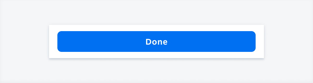 Positive example of using a contained button that is supposed to be responsive to the container of the persistent footer