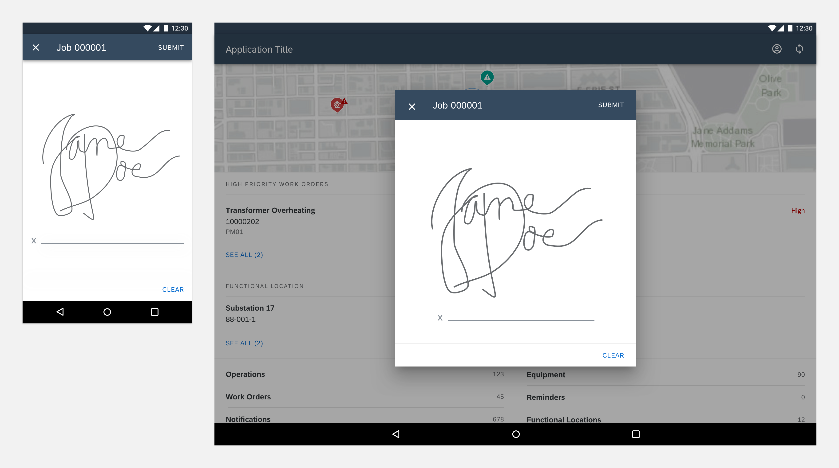 Signature Capture Sap Fiori For Android Design Guidelines