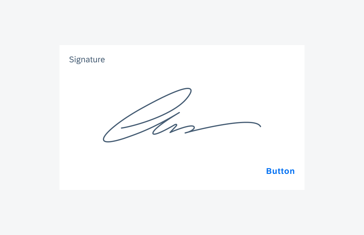 Signed signature capture inline on mobile