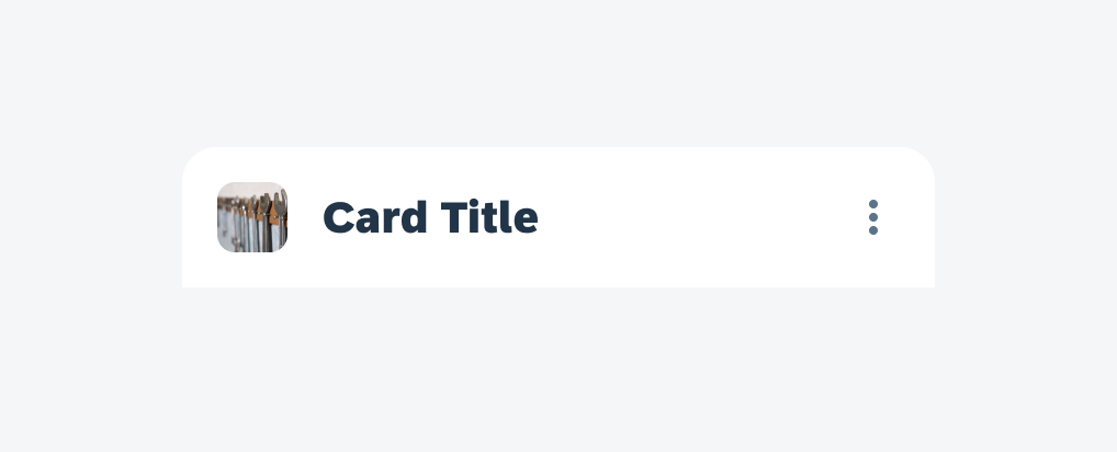 List card header