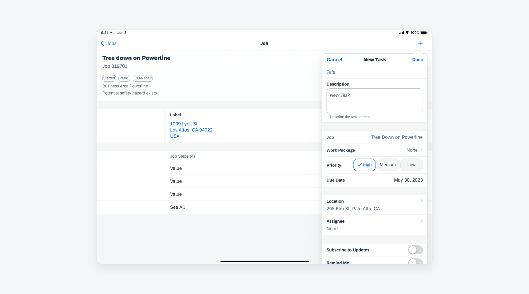 Create pattern in regular width as a popover