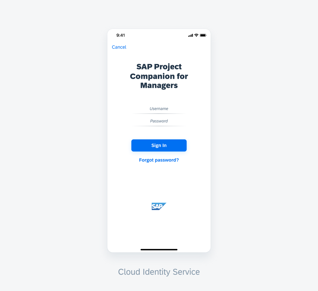 Target designs for Cloud Identity Services Login 