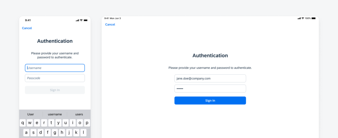 Basic authentication examples