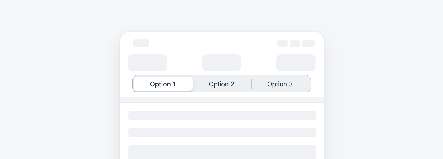 Updated segmented control colors