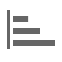 Bar Chart: Font 'SAP-icons' - Unicode: #e02c - Name: horizontal-bar-chart