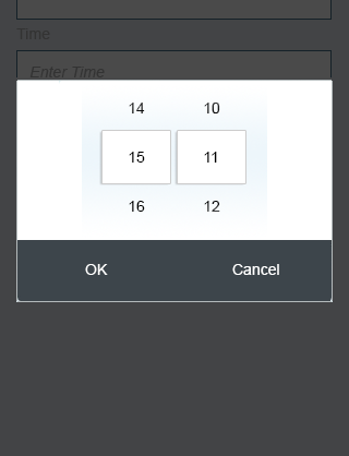 Date/time input opens in a popup for size S (for a smartphone, for example)