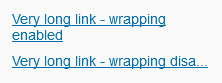 Link – Wrapping and truncation (hover)