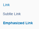 Links shown in different styles