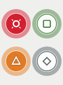 Cluster icons provided (four types; without text)