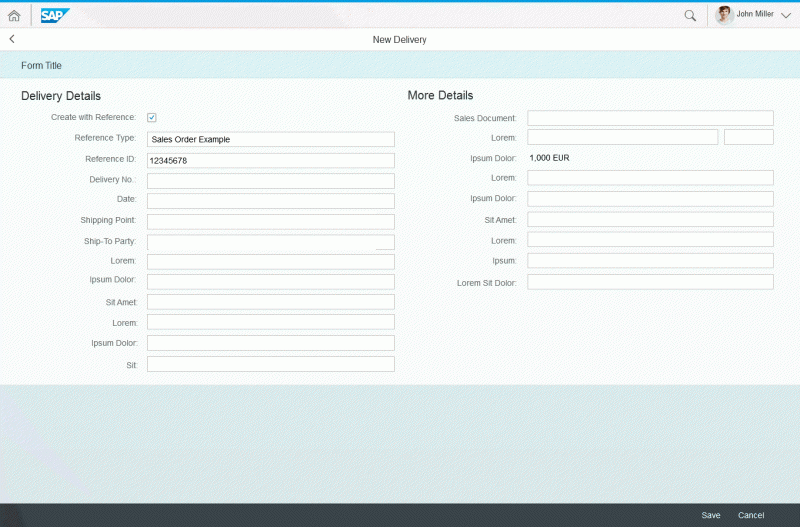 Details page with checked checkbox