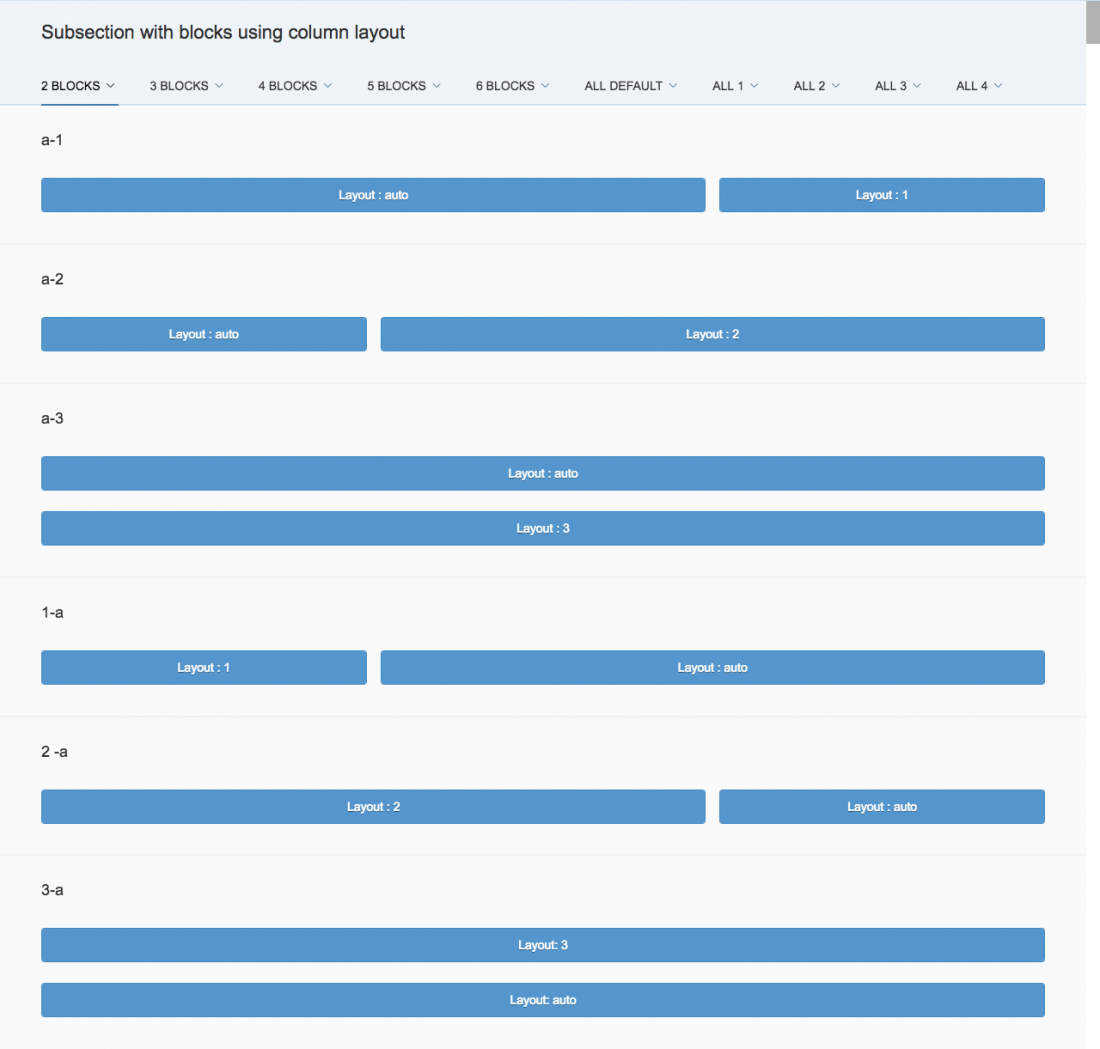 Object page layout – Size L