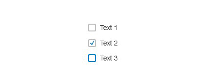 Checkbox group without label