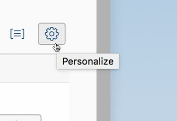 Icon with app-specific tooltip (default overwritten)