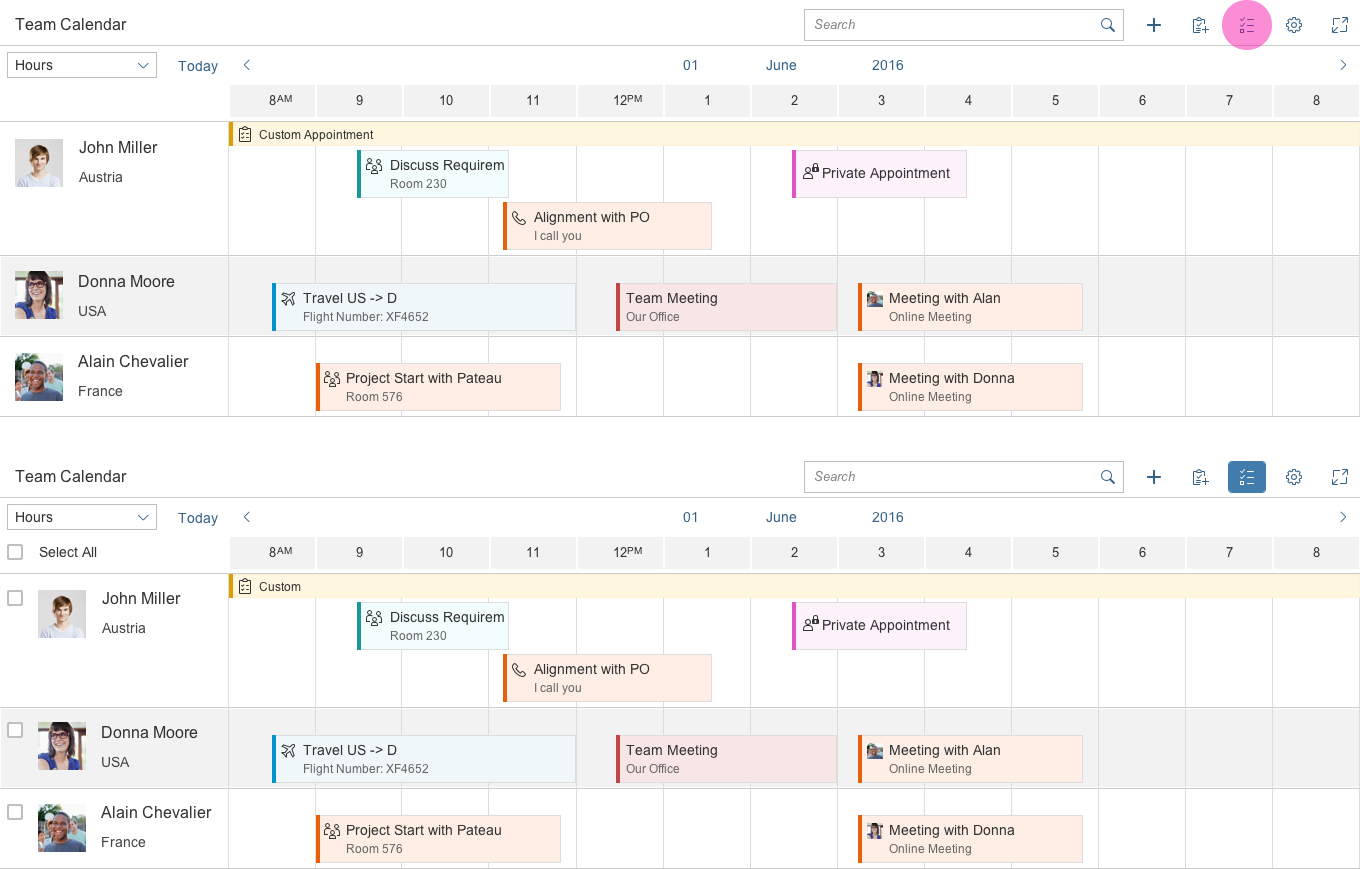 Planning Calendar SAP Fiori Design Guidelines