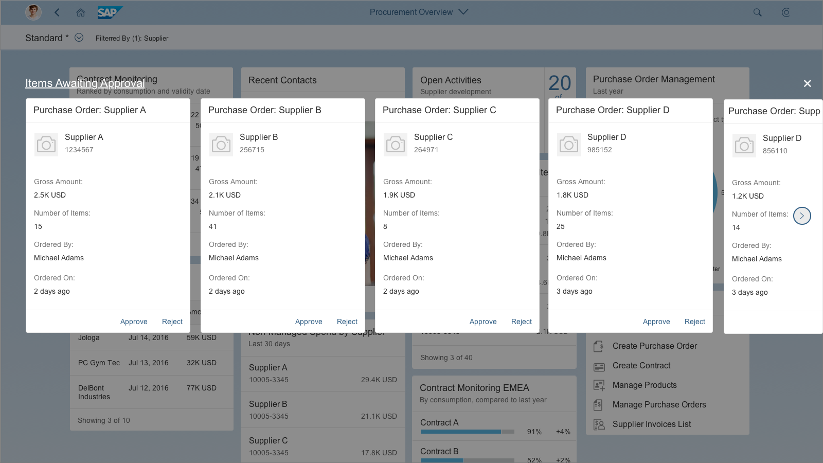 Overview page – Object stream 