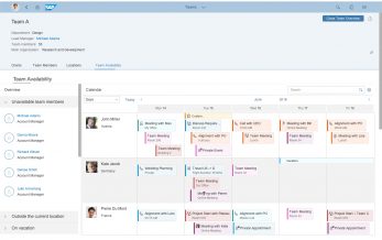 Dynamic side content in object page, used with planning calendar