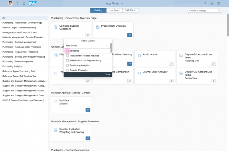 App Finder Sap Fiori For Web Design Guidelines