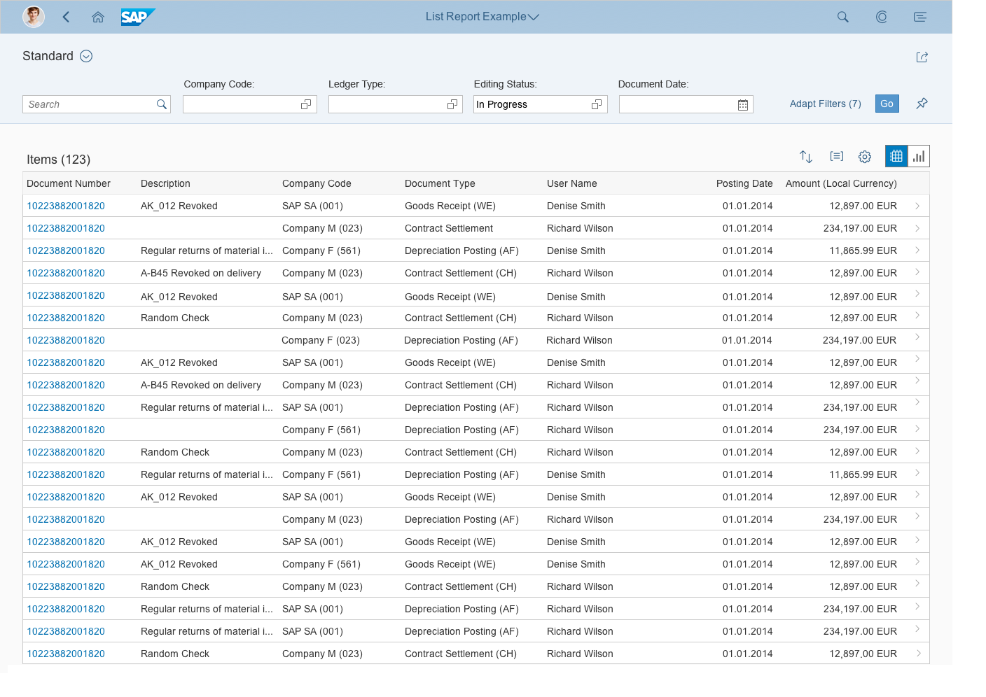 List Report (Floorplan + SAP Fiori Element) | SAP Fiori For Web Design ...