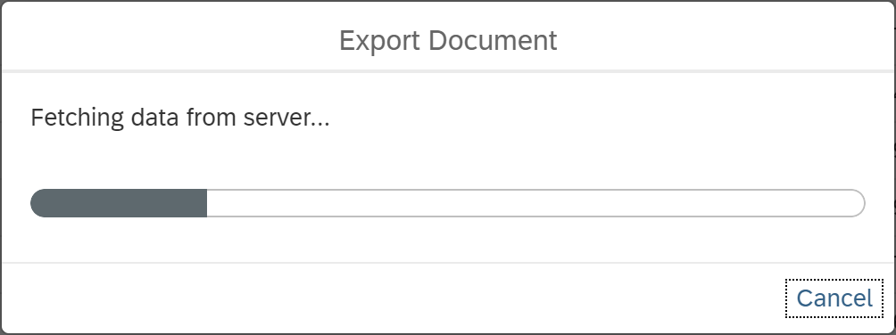 Exporting to Spreadsheet 