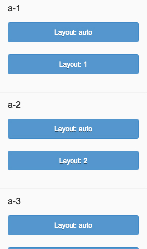 Object page layout – Size S