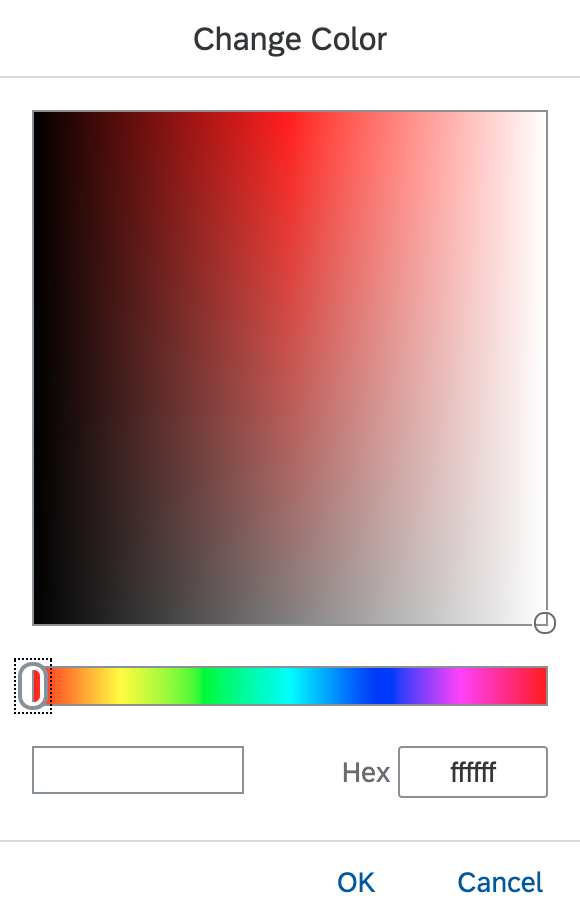 You can also display a simplified version of the color picker.
