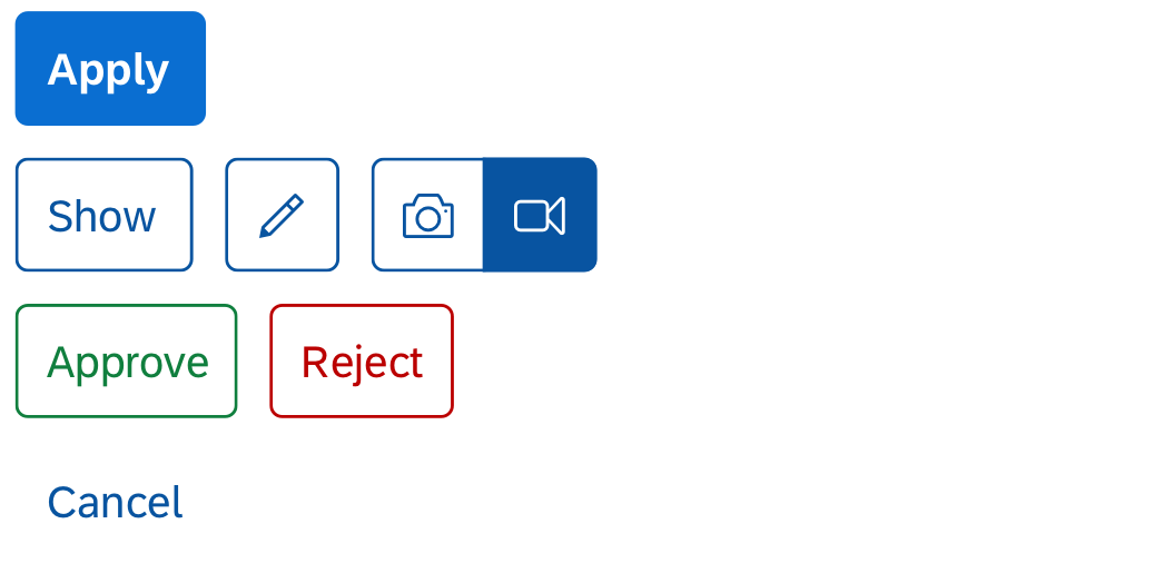 approve reject button