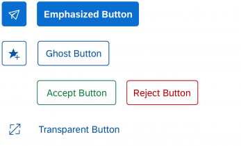 Button with different styles