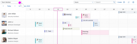 Planning Calendar | SAP Fiori for Web Design Guidelines