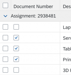 Do not add checkboxes to the first data column in the default delivery