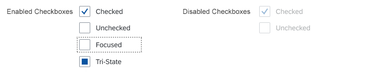 Checkbox enabled/disabled