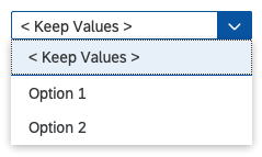 Radio buttons – Editing