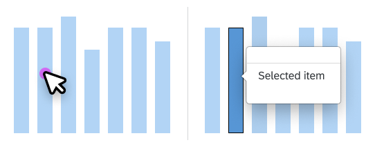 Popover in single-selection mode