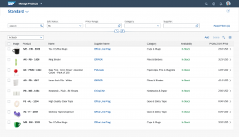 List Report Floorplan | SAP Fiori For Web Design Guidelines