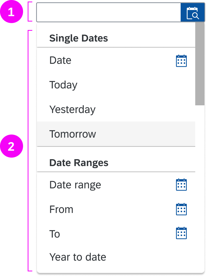 Dynamic Date Range Sap Fiori Design Guidelines