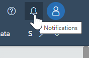 Tooltip for 'Notifications' button