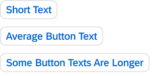 Buttons with different lengths