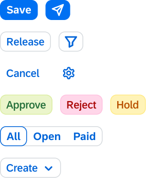 Buttons  SAP Fiori for iOS Design Guidelines