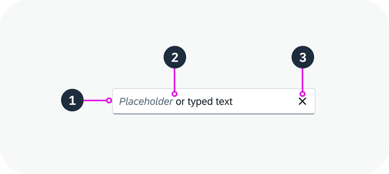 Anatomy of an input field