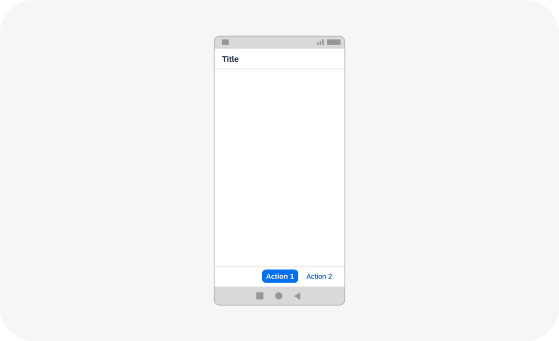 The responsive popover is shown as a dialog on a phone.