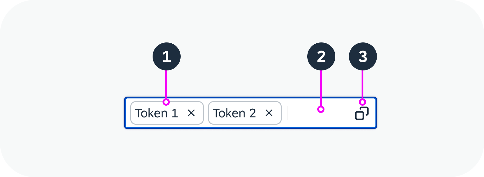  Anatomy of a multi-input field