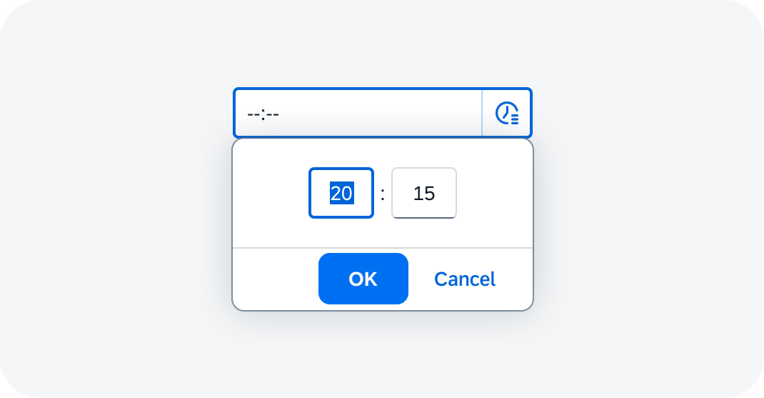 Popover with inputs on touch devices