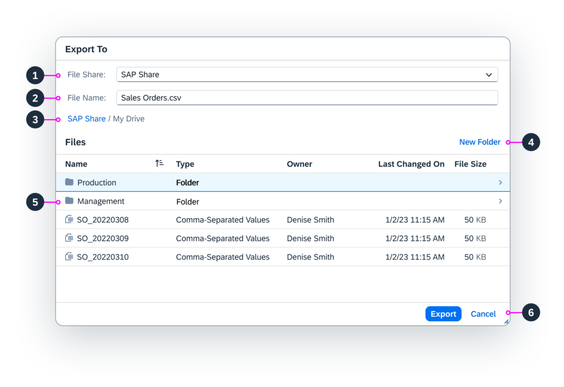 Cloud file browser components