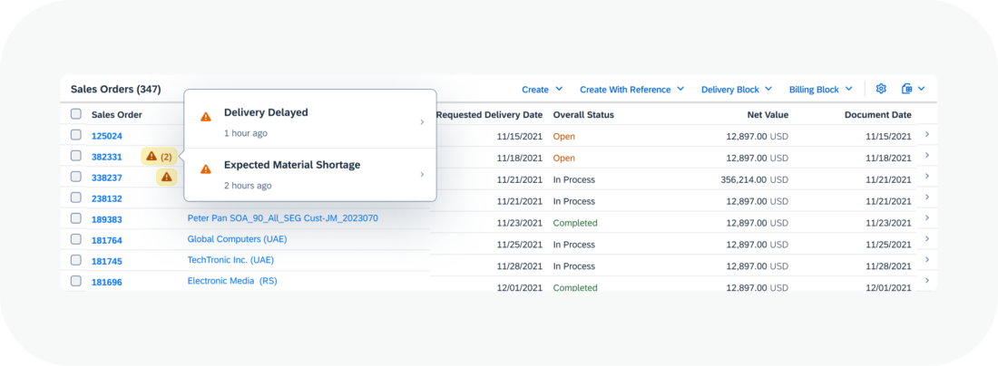 Multiple situations switch, the interactive situation indicator