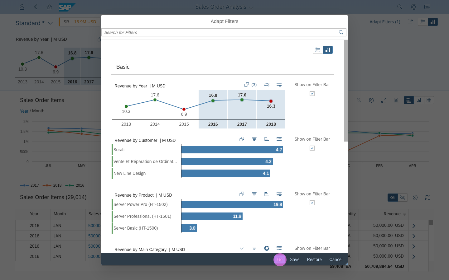 SAP Filter Bar. Filter Bar best Practices. Age filtering Bar. Top Bar Filters online Store.